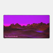 静かな砂漠夕べ デスクマット (正面)