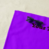 静かな砂漠夕べ ビーチタオル (インサイチュ)