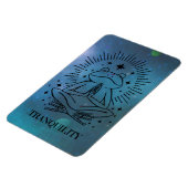 静かな禅カエル マグネット (左側)