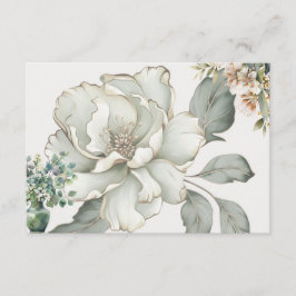 静かな空白のレシピカード エンクロージャーカード