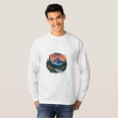 静かな自然シーンTシャツ Tシャツ (正面フル)