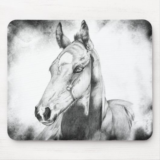 静かな視線縁ど マウスパッド (正面)