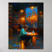 静かな言葉 – 書表現における瞬間 ポスター (正面)