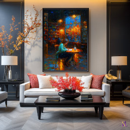 静かな言葉 – 書表現における瞬間 ポスター