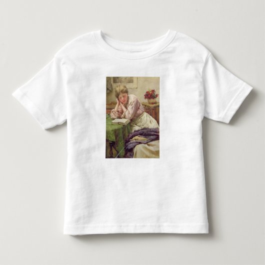 静かな読書 トドラーTシャツ (正面)