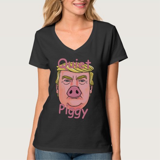 静かな豚 Tシャツ (正面)