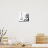 静かな追悼 - 牧場の木 ポスター (キッチン)