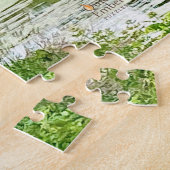 静かな運河沿いの小道 ジグソーパズル (側面)