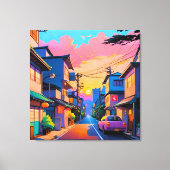 "静かな道" キャンバスプリント (正面)
