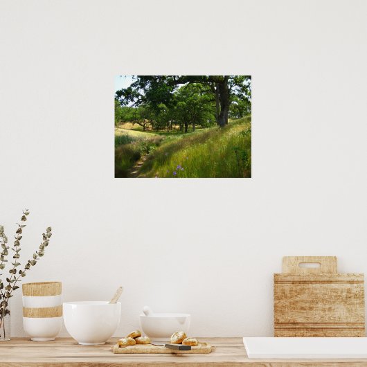 「静かな道」 ポスター (キッチン)