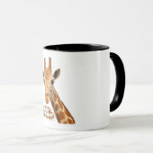 静かな違うキリン – Giraffe Art マグカップ (正面右)