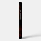 静かな野原に浮かぶ真紅の月 Case-Mate iPhoneケース (裏面 / 左)