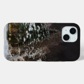 静かな雪の冬の夜 Case-Mate iPhoneケース (裏面 (横))