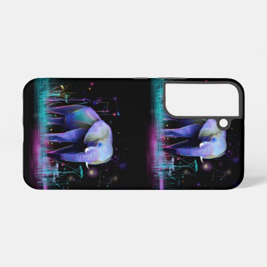 静かな電気 SAMSUNG GALAXYケース (裏面横)