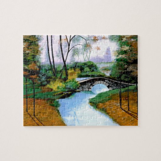 静かな霧の朝バイザリバージグソーパズル ジグソーパズル (横)