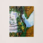 静かな霧の朝バイザリバージグソーパズル ジグソーパズル (縦)