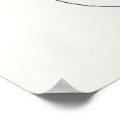 静かな音楽の引用ウォールアート。寝室の夜の装飾 ポスター (角)