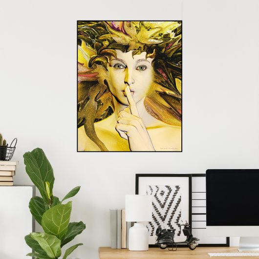 静かな ポスター (ホームオフィス)