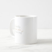 静かにあなたは育っている コーヒーマグカップ (正面左)