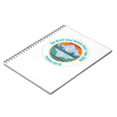 静かにしていて、わたしが神であることを知れ。 聖書の言葉 Tシャツ ノートブック (左側)