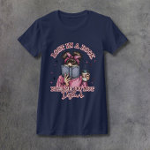 静かにしてください 読書中 レディースフィットTシャツ Tシャツ