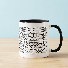 静かにしてください 隠しメッセージ イントロバート コーヒーマグ マグカップ