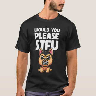 静かにして ドイツ牧羊犬 - 犬 ブリード Tシャツ