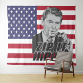 静かにして、ヒッピーのようなことを言うのはやめて タペストリー (インサイチュ(横))