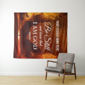 静かにして、知れ。詩篇 46:10 教会壁画 タペストリー (インサイチュ(横))