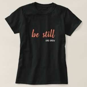 静かにして Tシャツ