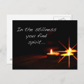 静かになると意気が出る ポストカード (正面/裏面)