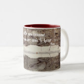 静かになる瑠美感動的引用文 ツートーンマグカップ (正面右)