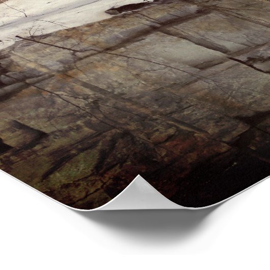 静かになる瑠美感動的引用文 ポスター (角)