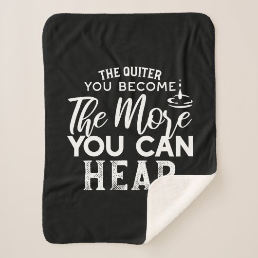 静かになればなるほど黒く聞こえる シェルパブランケット (正面)