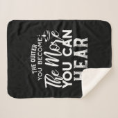 静かになればなるほど黒く聞こえる シェルパブランケット (正面(横))