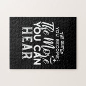 静かになればなるほど黒く聞こえる ジグソーパズル (横)