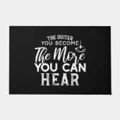静かになればなるほど黒く聞こえる ドアマット (正面)