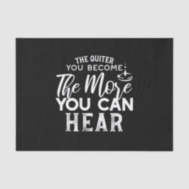 静かになればなるほど黒く聞こえる 薄葉紙