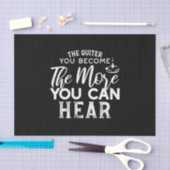 静かになればなるほど黒く聞こえる 薄葉紙 (クラフト)