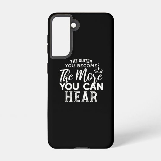 静かになればなるほど黒く聞こえる SAMSUNG GALAXYケース (裏面)