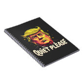 静かにカマラ大統領の討論をトランプ ノートブック (右側)