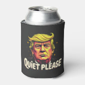 静かにカマラ大統領の討論をトランプ 缶クーラー (缶正面)