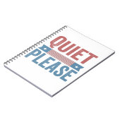 静かにトランプHarrisディベート社長 ノートブック (左側)