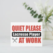 静かにラクロス選手 ポストカード (スタンド正面)