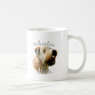 静かに上塗を施してあるWheatenテリアのお母さん2 コーヒーマグカップ