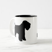 静かに上塗を施してあるWheatenテリアのギア ツートーンマグカップ (正面左)