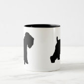 静かに上塗を施してあるWheatenテリアのギア ツートーンマグカップ (中央)