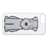 静かに上塗を施してあるWheatenテリア犬の漫画 Case-Mate iPhoneケース (裏面(横))