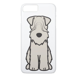 静かに上塗を施してあるWheatenテリア犬の漫画 iPhone 8 Plus/7 Plusケース