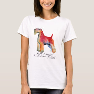 静かに上塗を施してあるWheatenテリア Tシャツ